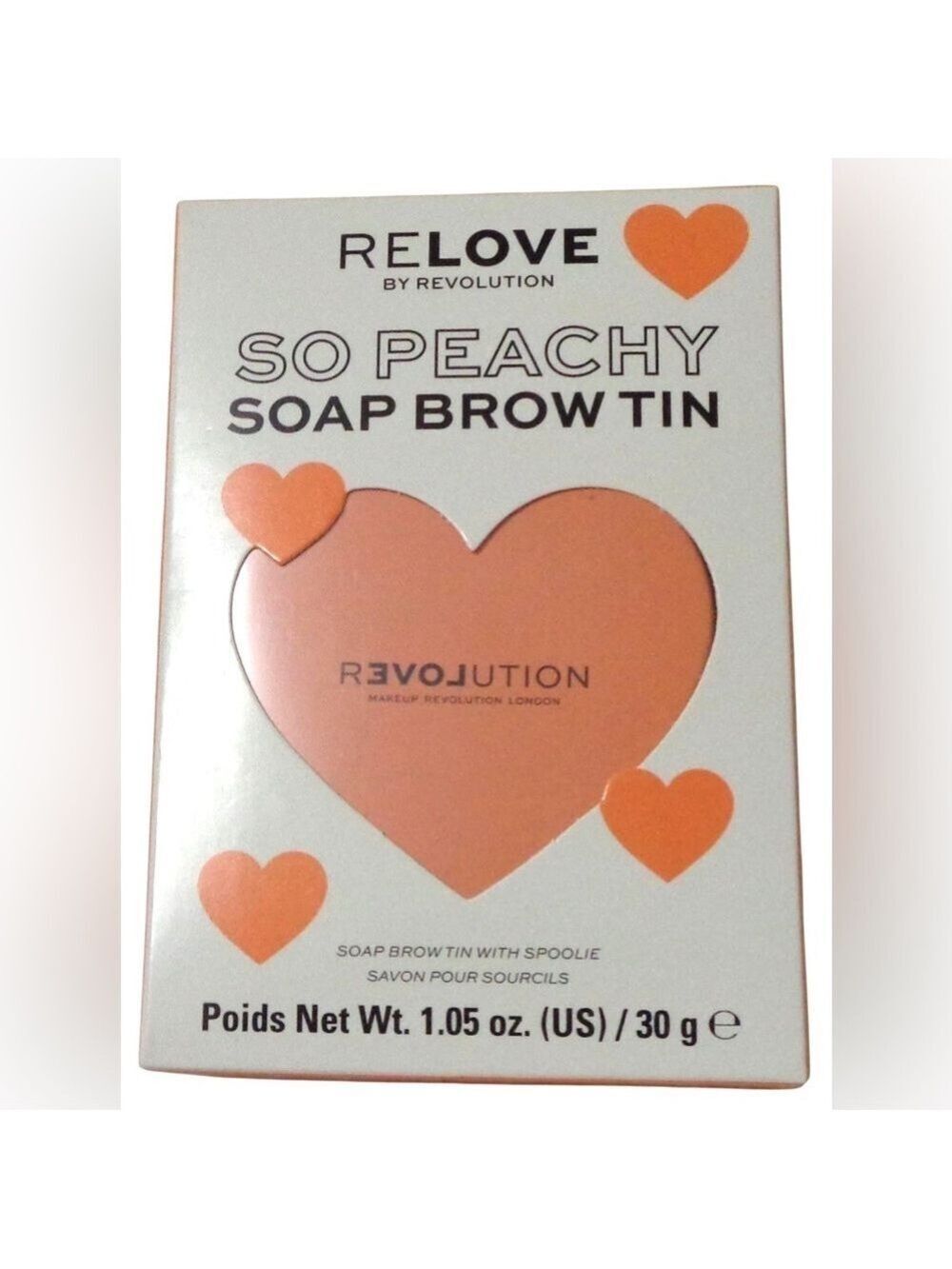 Revolution Relove So Peachy Soap Brow Tin 1.05 Oz